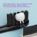 HOU 43000 RPM Vibration Electric Toothbrush Travel Kit - Premium Black Design for International Shipping - Buy Online on GoSupps.com