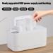 Wet Wipes Warmer - Large Capacity Warmer for Wipes | USB Charging Thermostatic Pull Wipes Dispenser for Home Nursery Bedroom Hixip White - Buy Online on GoSupps.com