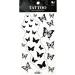 Tattoos 2 Sheets Temporary Tattoo 3D Black Butterfly Dashed Lines for Women Men Lower Back Shoulder Neck Arm Tattoo Sticker Party Fashion 13. - Buy Online on GoSupps.com