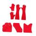 FRCOLOR 2 Pairs nail gloves nail art hand protector fingerless UV glove UV protection gloves Manicures Gloves Driving Gloves Fingerless Glove Shield Glove anti-black polyester Mj03 Dryer 25X9X0.4CM - Buy Online on GoSupps.com