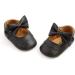 Baby Girls First Walking Shoes Mary Jane PU Leather Anti-Slip Princess Shoes 0-6 Months - Black - Buy Online on GoSupps.com