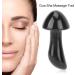 Gua Sha Massage Stones with Mushrooms Skin Care Blood Circulation Professional Mushroom Shoulder Massager for Women (Obsidian) - Buy Online on GoSupps.com