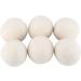 VIFERR Wool Dryer Balls 6Pcs 6cm Natural Fabric Softener Reusable Reduces Clothing Wrinkles and Saves Drying Time. The Large Dryer Ball is a Better Alternative to Plastic Balls and Liquid Softener - Buy Online on GoSupps.com