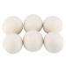 Wool 6Pcs 6cm Fabric Softener Water Absorption Eliminates Static Laundry Replacement