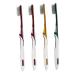 PartyKindom 4 Pack Toothbrush For Adults Non-Slip Bristles Travel