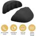 Shoe Filler Inserts - Perfect Fit for Loose Shoes Toe Cushion Fillers for Men & Women (Black 3 Pairs) - Prevent Heel Slipping - Buy Online on GoSupps.com