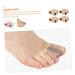 Gleavi Two Hole Toe Separator 4pcs - Silicone Bunion Guard & Nail Art Stand - Foot Care Supplies for Men and Women - Assorted Color - Buy Online on GoSupps.com