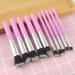 10 Piece Soft Pink Makeup Brush Set with Synthetic Bristles - Cruelty-Free Beauty Tools - Buy Online on GoSupps.com