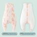 DuoMiaoMiao Baby Sleeping Bag with Legs | 1.5 TOG | 100% Cotton Wearable Blanket | Unisex | 6-18 months | 65cm | Pink Forest Design - Buy Online on GoSupps.com