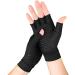 Fingerless Copper Arthritis Gloves Compression Gloves for Swelling and Stiffness Carpal Tunnel Pain Relief Gloves Copper Infused Gloves for Arthritis Hands for Women Men (S) Small