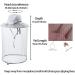 ZffXH Head Net Safari Hat with Mosquito Netting - Light Grey | Perfect for Gardening, Hiking, Fishing | Men and Women Sun Cap - Buy Online on GoSupps.com