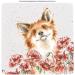 Buy S2T Wrendale Folding Pocket Mirror - Fox in Poppy Bed Motif Grey Gift Box | International Shipping Available - Buy Online on GoSupps.com