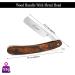 Buy Pure Rose Wood Shaving Set - Cut Throat Razor Badger Hair Brush Leather Strop & More - International Shipping Available - Buy Online on GoSupps.com