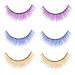 minkissy 3 Pairs 3d False Eyelashes Halloween Party Eyelashes Soft Eyelashes Dramatic Eyelashes Dollsthetic Lashes Faux Lashes Fake Eyelashes Synthetic Silk Fiber Three-dimensional