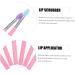 FRCOLOR Lip Brush Eyeshadow Brush Makeup Lip Brush Made of Silicone Lip Gloss Balm Applicator Lip Spoon Lipstick Brush with Cap Lip Forming Silica Gel Applicator Brush - Buy Online on GoSupps.com