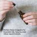 Amber Glass Dropper Bottles 1oz - Pack of 12 for Essential Oils and Serum - Buy Online on GoSupps.com