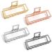 Metal Hair Clips for Women  4pcs Square Claw Clips for Thick Hair  Large Hair Clips Rectangle Claw Clip  Banana Clips Hair Rose Gold Black Silver Gold Hair Clips 3.5 Inches Line L  3.5 Inch