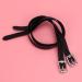 Yosoo Health Gear Black Leather Spur Straps - 1 Pair, Adjustable Buckle, 50cm - Ideal for Horse Equestrian Riding Control - Buy Online on GoSupps.com