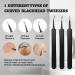 9-in-1 Stainless Steel Blackhead Remover Kit for Nose and Facial Care - Blackhead Extraction and Pimple Popper Tools Set - Buy Online on GoSupps.com