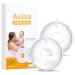 Aolso breast bowls 2 pieces of breastfall breast-shell breast milk collector silicone milk catcher milk fan and nipple protection BPA-free made of soft silicone reusable breast shells 2PC