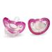 RaZbaby JollyPop Baby Pacifier Plus 3m+ Pink Double Pack 2 ct pink