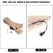 USB Heated Scarf - Adjustable & Detachable Plush Warming Neck Wrap in Light Tan | Perfect for Cold Weather - Buy Online on GoSupps.com