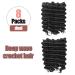 Ocean Wave Deep Twist Crochet Hair 14 Inch - 8 Packs Natural Black Synthetic Braiding Hair Extensions - ToyoTree - Buy Online on GoSupps.com