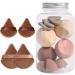 Dranng Make up Sponges - Soft Makeup Sponge | Beauty Sponge & Powder Puff Versatile Wet & Dry Use Long Lasting for Women Light Coffee - Buy Online on GoSupps.com