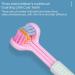 NGCG Three-Sided Sensory Toothbrush for Kids - Soft Bristles & Full Gum Care | Travel-Friendly Yellow Toothbrush - Buy Online on GoSupps.com