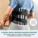 Adjustable Back Support Belt | Orthopedic Lumbar Corset & Waist Trainer for Pain Relief - Black Size M - Buy Online on GoSupps.com