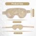 NEWGO Eye Mask Cooling Mask Face Cooling Mask for Migraines Headaches Swollen Tired Eyes Dark Circles Sinus Pain Ice Eye Mask (Gold) Light gold - Buy Online on GoSupps.com