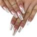 Magic White Pearl Chrome Nail Powder for Fairy Shell Nails - Holographic Ice Glitter with Tool - Buy Online on GoSupps.com