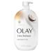 Olay Body Wash for Women Ultra Moisture 24/7 Moisture Barrier Repair Hydrating Formula for Visibly Healthy Soft Skin Vitamin B3 & Hyaluronic Blend For All Skin Types Coconut Oil Scent 35 fl oz