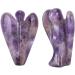 Angel Decorations Beautiful Elegant Angel Clear Crystal Healing Statue Carved Quartz Peace Angel(Amethyst) - Buy Online on GoSupps.com