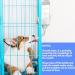 Vannon Dog Water Dispenser for Cage Leakproof Crate Water Bottle for Dogs & Cats & Rabbits Pet Auto Feeding Water Bottle Nozzle Diameter: 12mm  Top Fill  BPA Free 34oz Grey - Buy Online on GoSupps.com