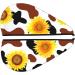 Buy Cow Print Sunflower Microfiber Hair Towel - Soft Super Absorbent Quick Dry for All Hair Types - Ideal for Women - Buy Online on GoSupps.com