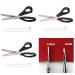 Stainless Steel Fabric Paper Pinking Craft Scissors - Zig Zag Serrated Edges - 4mm Size - for Embroidery, Sewing, and Upholstery - Buy Online on GoSupps.com