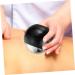 Homsfou Hand Massage Ball - Plantar Fasciitis & Muscle Roller Foot Massager | Cold Rolling Device 6.5x6cm Black - Buy Online on GoSupps.com