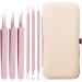 Kbqdkx A Beauty Tool 6 Pieces Set Acne Blackhead Acne Stainless Steel Acne Pin Multifunctional Belt Storage Bag - Buy Online on GoSupps.com