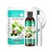 Coconut Oil Pulling for Teeth Mint Oil Pulling Mouthwash with Tongue Scraper Toothbrush Alcohol Free