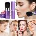 Retractable Face Brush - Telescopic Kabuki Brush for Travel - Purple - Buy Online on GoSupps.com