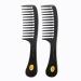 2 Pi Ces Coiffure Bricolage Dents Larges en Plastique Boucl S Soins des Cheveux Poign E Peigne 9 Pouces