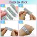 Glitter Adhesive Bandages for Teens - 100 Sterile Individual Band-Aids for Boys & Girls | Fun Wound Care Solution - Buy Online on GoSupps.com