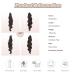 Feshfen 60cm Ponytail Hair Extension - Wavy Curly Synthetic Hairpiece for Women | Black to Brown Gradient - Buy Online on GoSupps.com