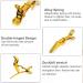 Premium 12 Pack Large Hair Clips for Styling & Sectioning - Gold Croc Clips for Thick Hair - Buy Online on GoSupps.com