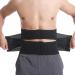 Double Compression Back Support Belt - Lumbar Decompression Waist Brace for Pain Relief | Breathable Strap for Scoliosis Herniated Disc & Sciatica - Silver Gray M - Buy Online on GoSupps.com