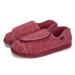 Yytcsjz Adjustable Diabetic Slippers Wide Arthritis Edema Adjustable Closure Toe Swollen Feet Slippers Comfortable for Edema Arthritis Fasciitis Swollen Feet (Color : Red Foot Length : 26.5cm) 26.5cm Red