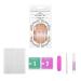 24 pcs Sunjasmine Almond Press-On Nails Medium with Designs - Brown | False Nails for Women and Girls - Buy Online on GoSupps.com