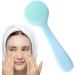 Face Scrubber Silicone Manual Facial Cleansing Brush Manual Facial Cleansing Brush Skin Friendly Waterproof Face Cleaning Scrubber Blue - Buy Online on GoSupps.com