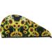 Sunflower Coral Velvet Dry Hair Cap | Perfect for Home Travel Pool Parties & Beach Days - Buy Online on GoSupps.com